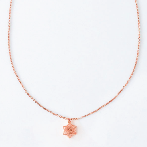ROSE JUNE BIRTHFLOWER NECKLACE
